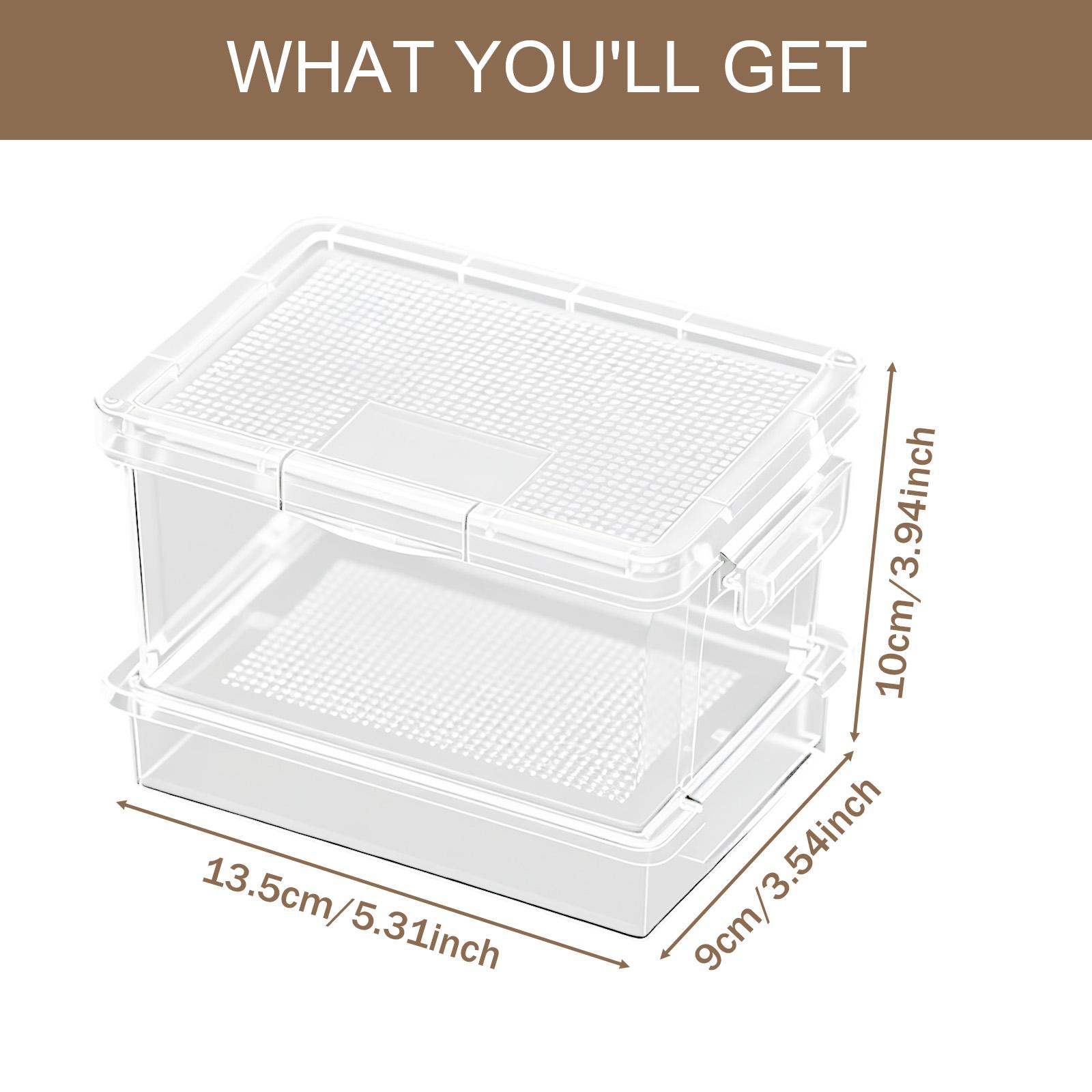 Plastic Turtle Feeder Reptile  - Food Storage Plastic Boxes 评论和价格