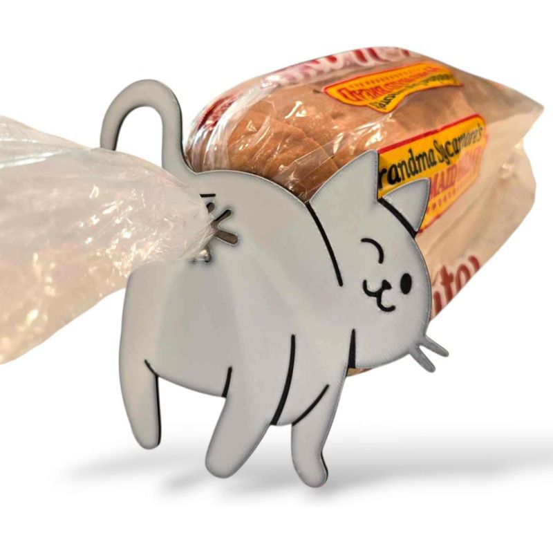 2pcs 3D Cat Butt Bread Bag Cli - Food Storage Zip Lock Bags 评论和价格