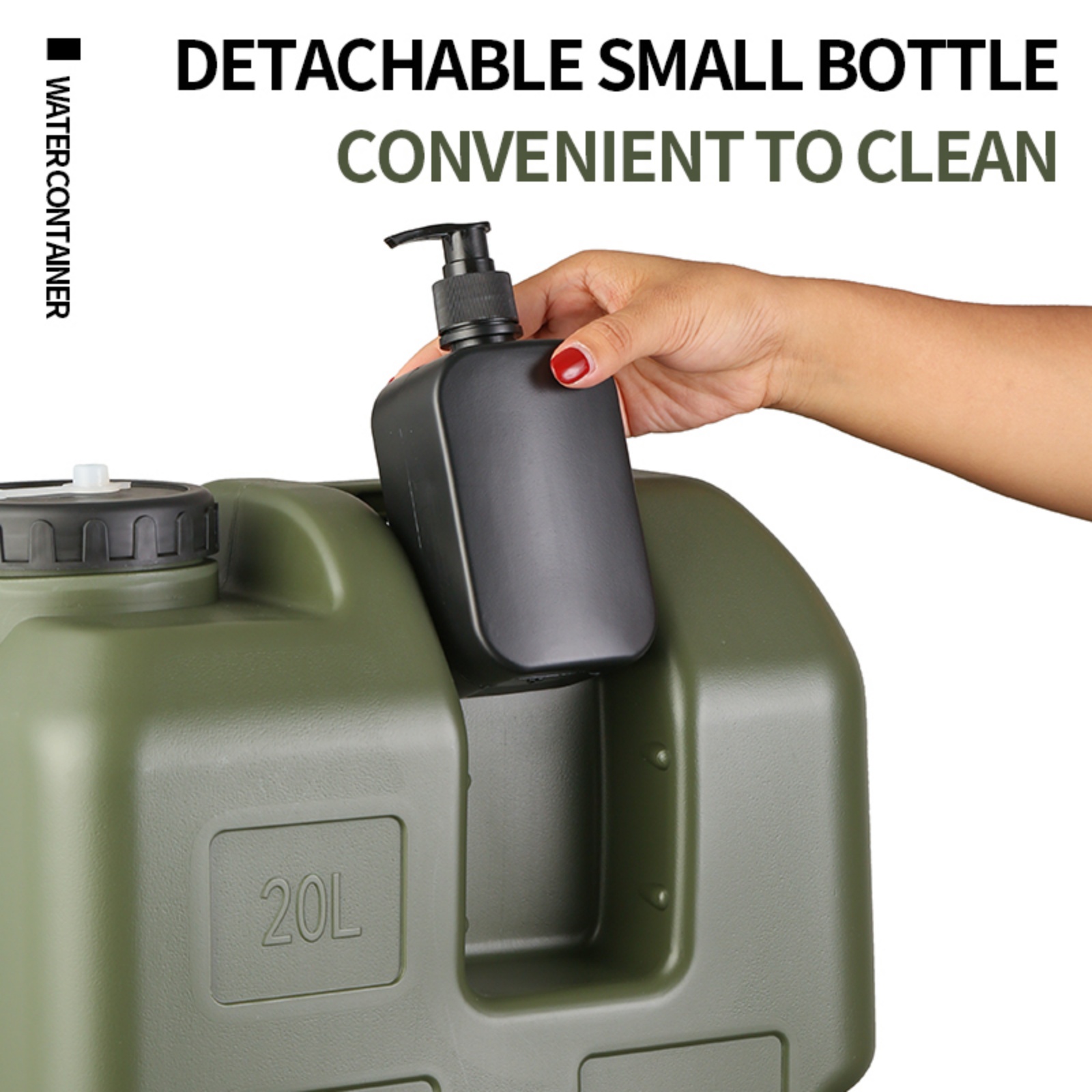 20L Camping Water Container wi - Food Storage Emergency 评论和价格
