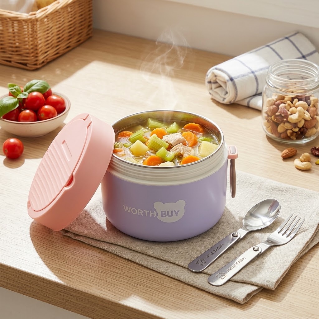 304 Stainless Steel Thermal Lu - Food Storage Thermos 评论和价格