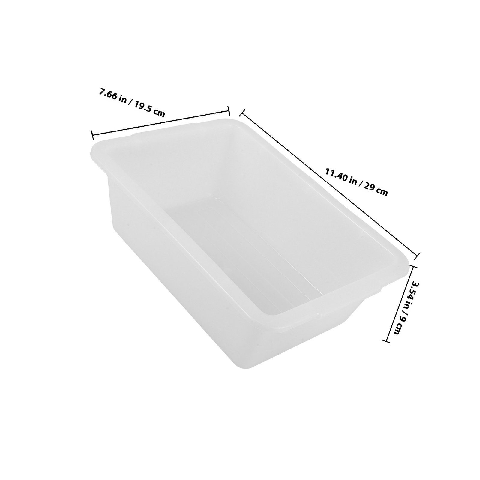 3Pcs Plastic Storage Bin Heavy - Food Storage Plastic Boxes 评论和价格