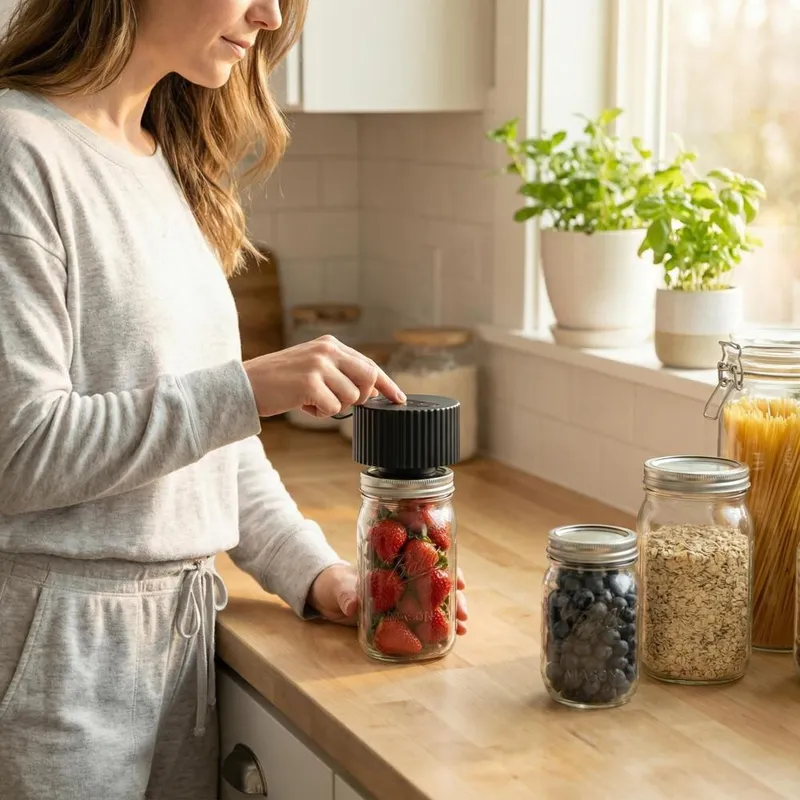 Electric Mason Jar Vacuum Seal - Food Storage Jars & Containers 评论和价格