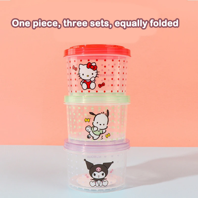 Kitty Bento Box Set 3 Pieces C - Food Storage Quart 评论和价格